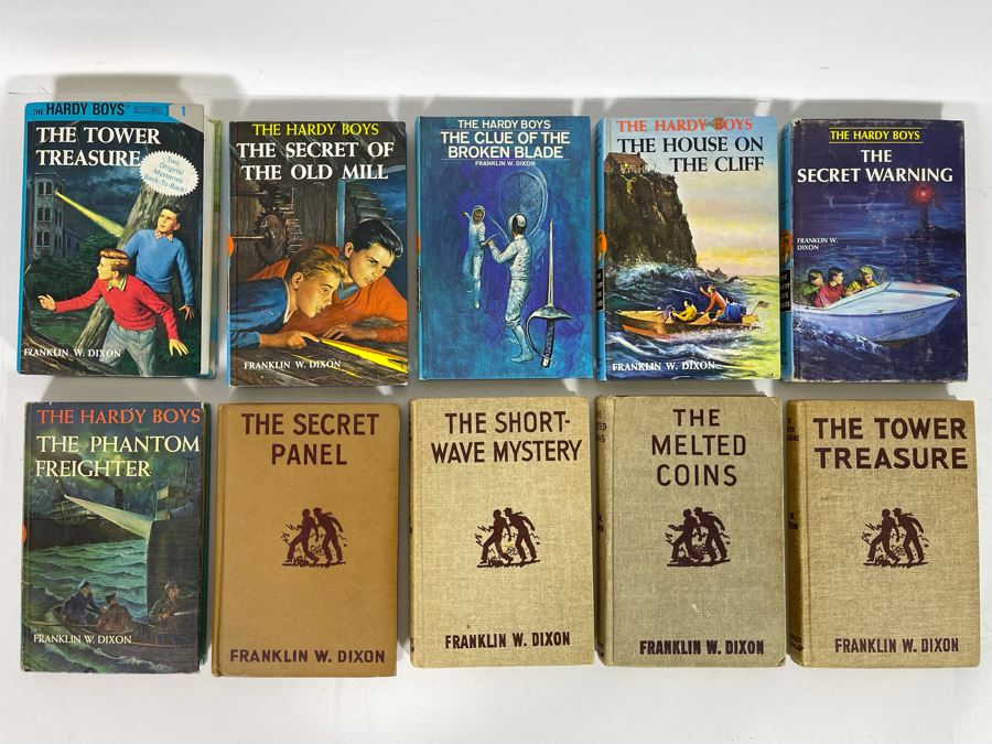 Collection Of Ten The Hardy Boys Franklin W. Dixon Books [Photo 1]