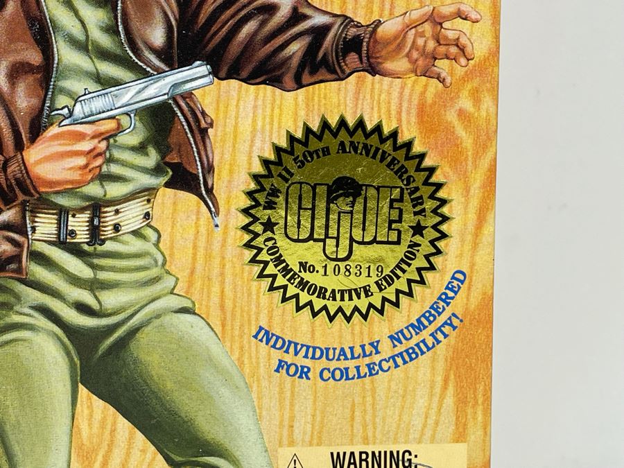Vintage Limited Edition WWII 50th Anniversary Commemorative Edition GI Joe Action Pilot By Hasbro New In Box 11.5H [Photo 4]