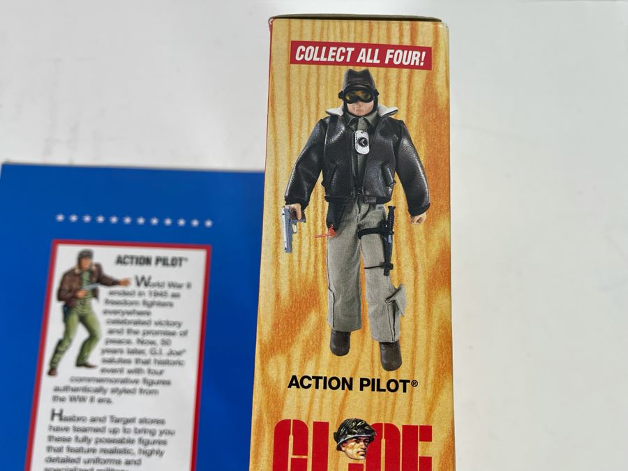 Vintage Limited Edition WWII 50th Anniversary Commemorative Edition GI Joe Action Pilot By Hasbro New In Box 11.5H [Photo 11]
