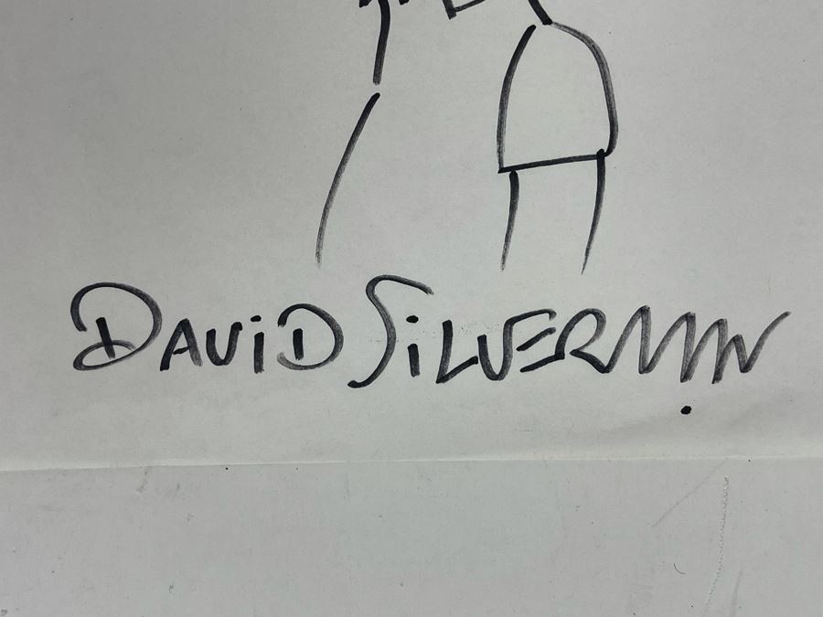 JUST ADDED - Original David Silverman Simpson’s Sketch On Paper Titled “I Hate Bart!!” 8.5 X 11 [Photo 7]