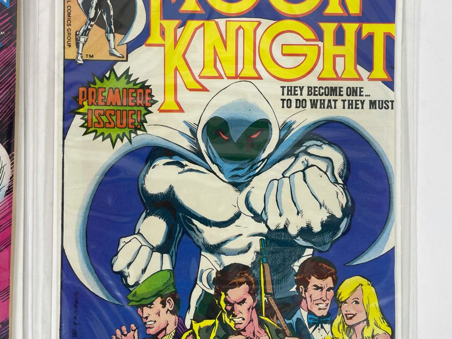 JUST ADDED - Vintage Marvel Moon Knight #1 Premier Issue And Moon Knight #1 Special Edition Comic Books [Photo 7]