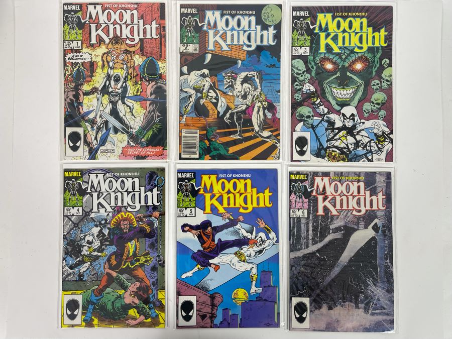 JUST ADDED - Marvel Moon Knight Fist Of Khonshu Complete Series #1-6 Comic Books [Photo 2]