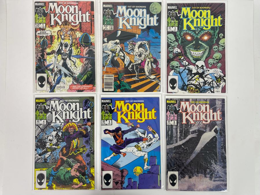JUST ADDED - Marvel Moon Knight Fist Of Khonshu Complete Series #1-6 Comic Books
