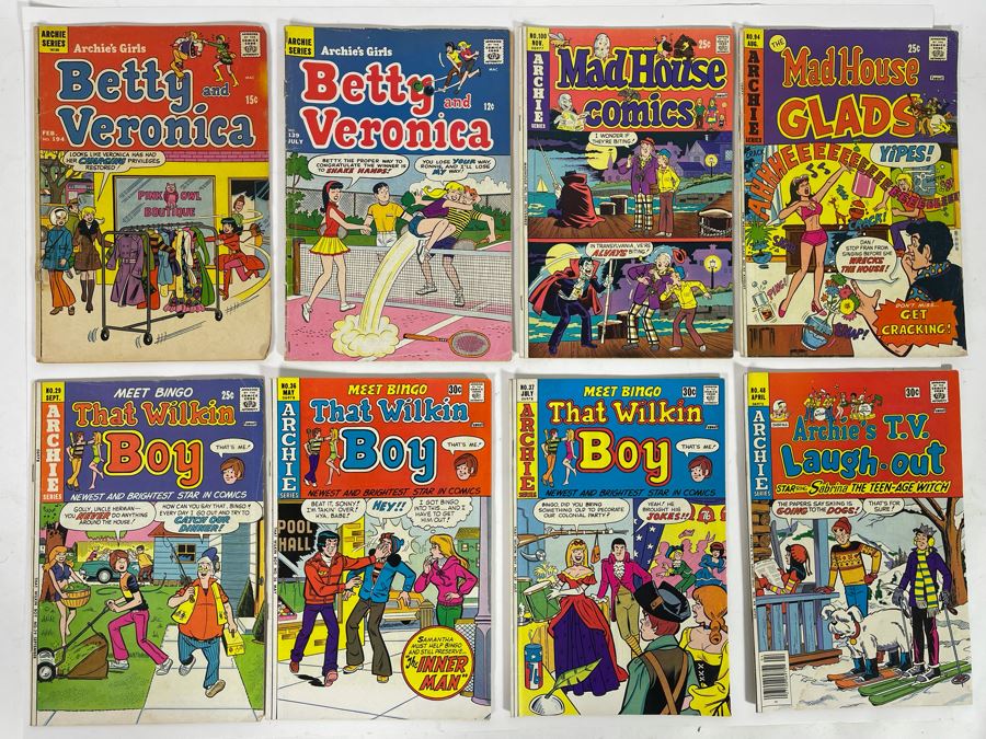 JUST ADDED - (2) Archie’s Girls Betty And Veronica, (2) Archie Mad House, (3) Archie That Wilkin Boy And (1) Archie’s T.V. Laugh Out Comic Books  [Photo 2]