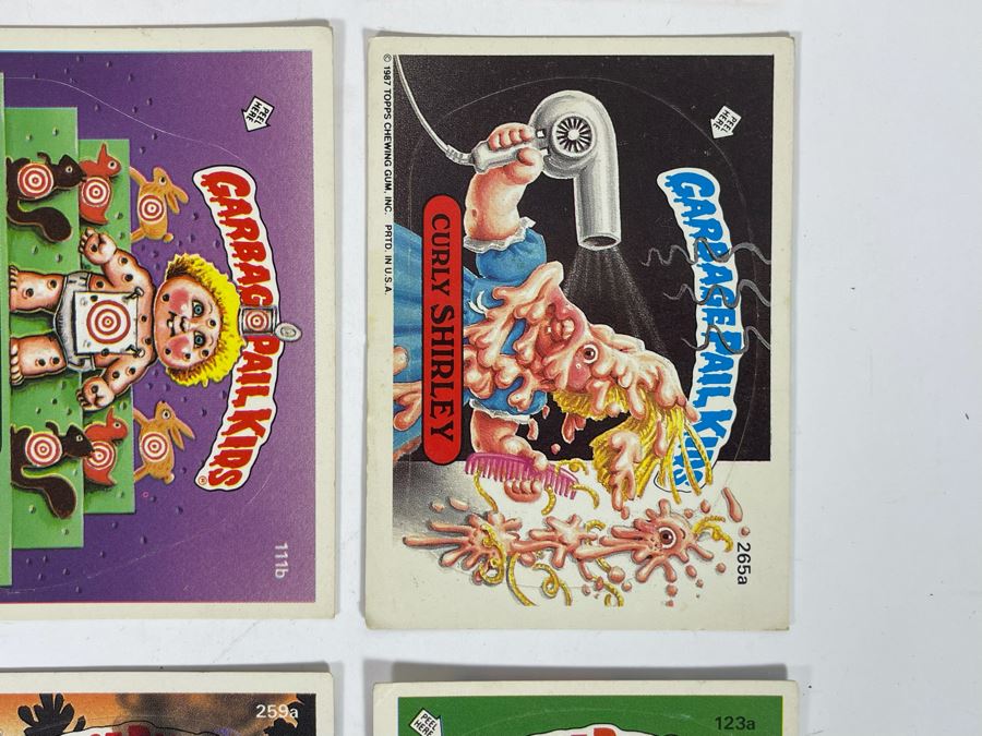 JUST ADDED - Set Of Twelve Original Eighties Pop Culture Garbage Pail Kids Stickers Cards [Photo 7]