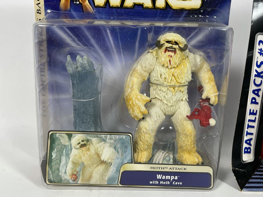 JUST ADDED - New Old Stock Star Wars Wampa With Hoth Cave Action Figure And Star Wars Micro Machines Aliens & Creatures Action Figures [Photo 2]