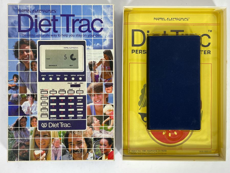 JUST ADDED - New Old Stock Early Mattel Electronics Diet Trac Personal Diet Computer From 1981 With Original Packaging [Photo 2]