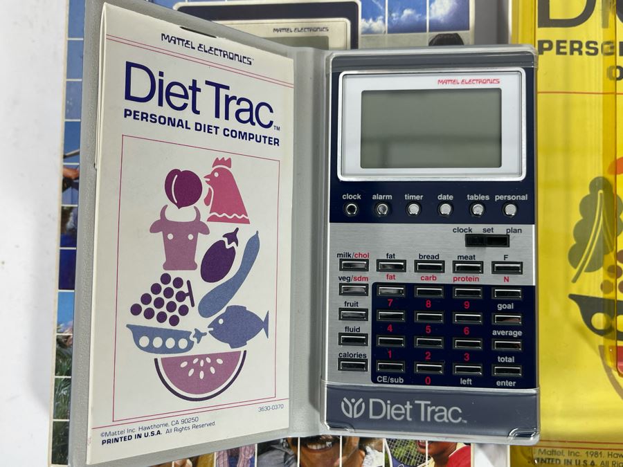JUST ADDED - New Old Stock Early Mattel Electronics Diet Trac Personal Diet Computer From 1981 With Original Packaging [Photo 3]