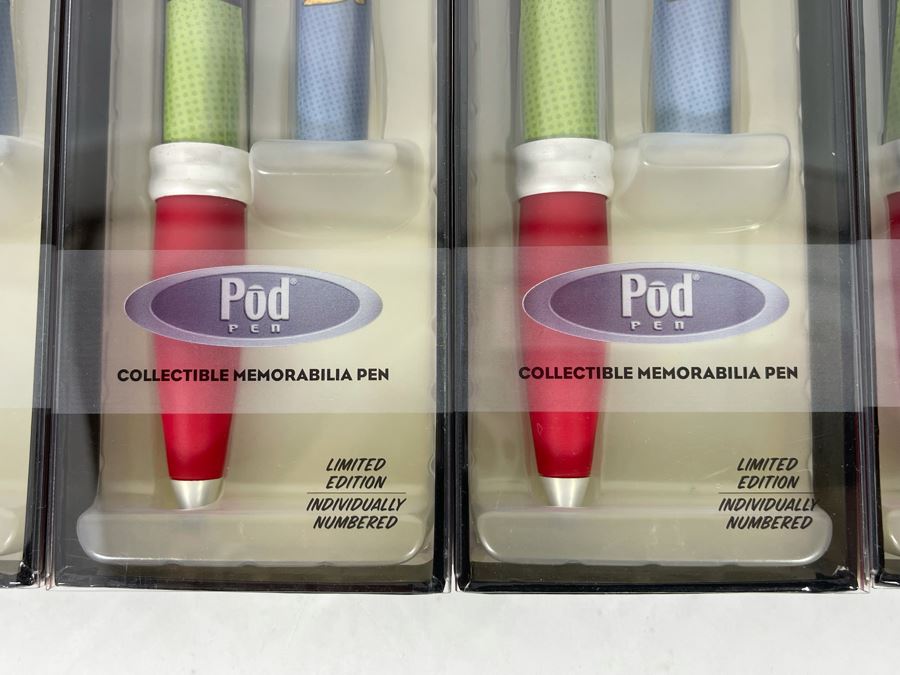 JUST ADDED - Set Of Four Walt Disney’s Mickey Mouse Limited Edition Collectible Pod Pens New Old Stock [Photo 5]