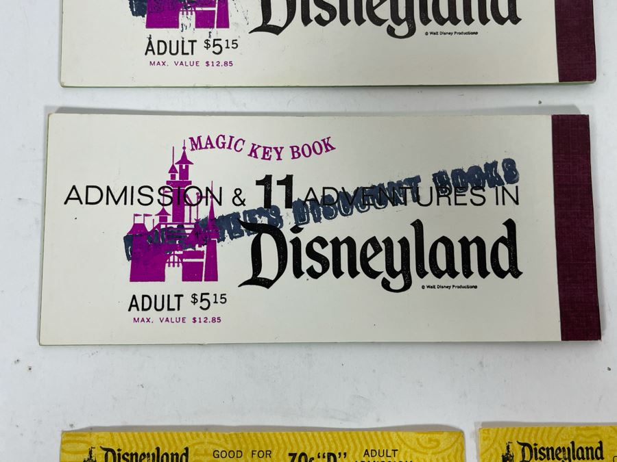 Vintage Disneyland Tickets [Photo 6]