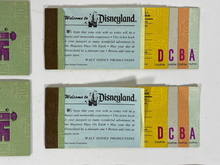 Vintage Disneyland Tickets