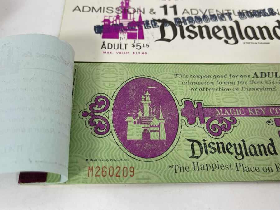 Vintage Disneyland Tickets [Photo 7]