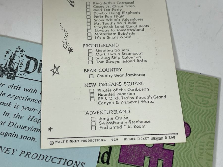 Vintage Disneyland Tickets [Photo 11]