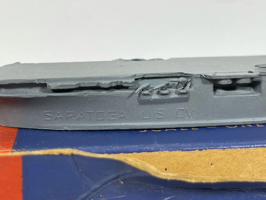 Vintage 1940s Collection Of Comet Metal Products Co Inc Authenticast Lead U.S. Navy Ship Identification Models (Some With Boxes) - See Photos [Photo 49]