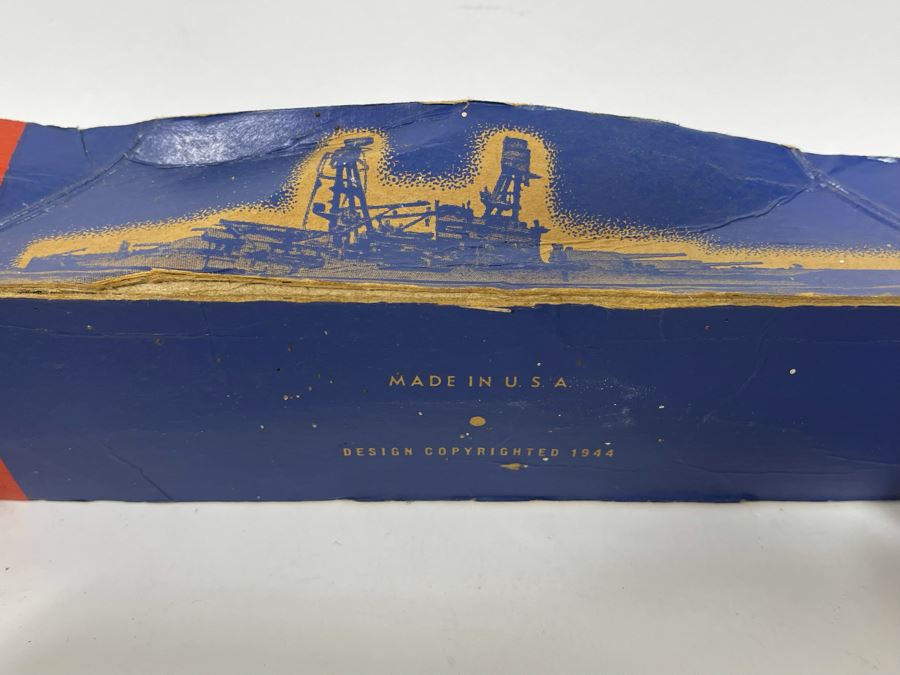 Vintage 1940s Collection Of Comet Metal Products Co Inc Authenticast Lead U.S. Navy Ship Identification Models (Some With Boxes) - See Photos [Photo 18]