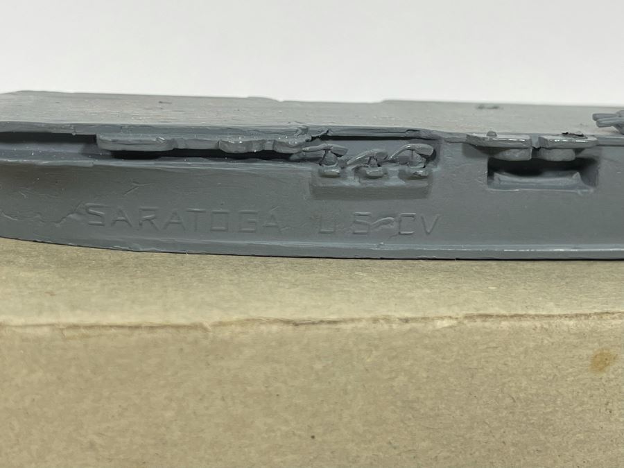 Vintage 1940s Collection Of Comet Metal Products Co Inc Authenticast Lead U.S. Navy Ship Identification Models (Some With Boxes) - See Photos [Photo 56]