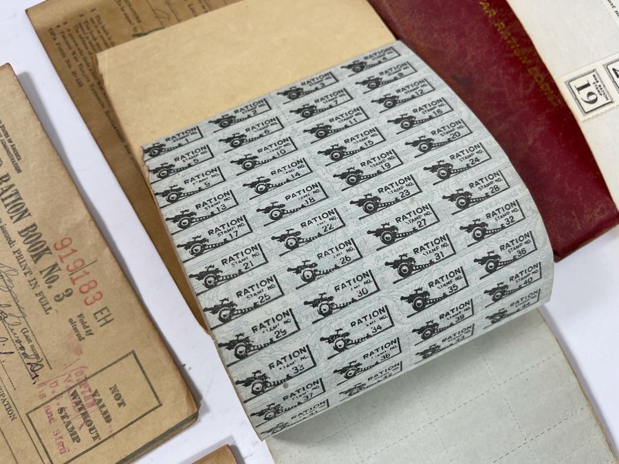 Collection Of Unites States Of America War Ration Books With Stamps Books 1-4 - See Photos [Photo 11]