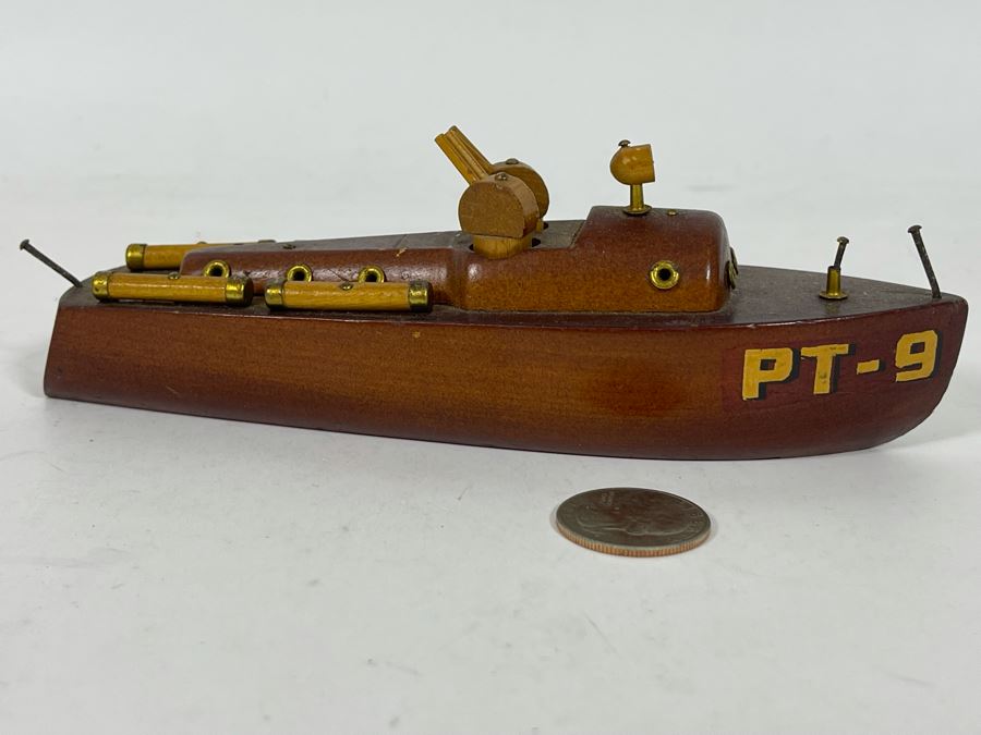 Small Wooden PT-9 Ship Motor Torpedo Boat Model 6.5L [Photo 2]