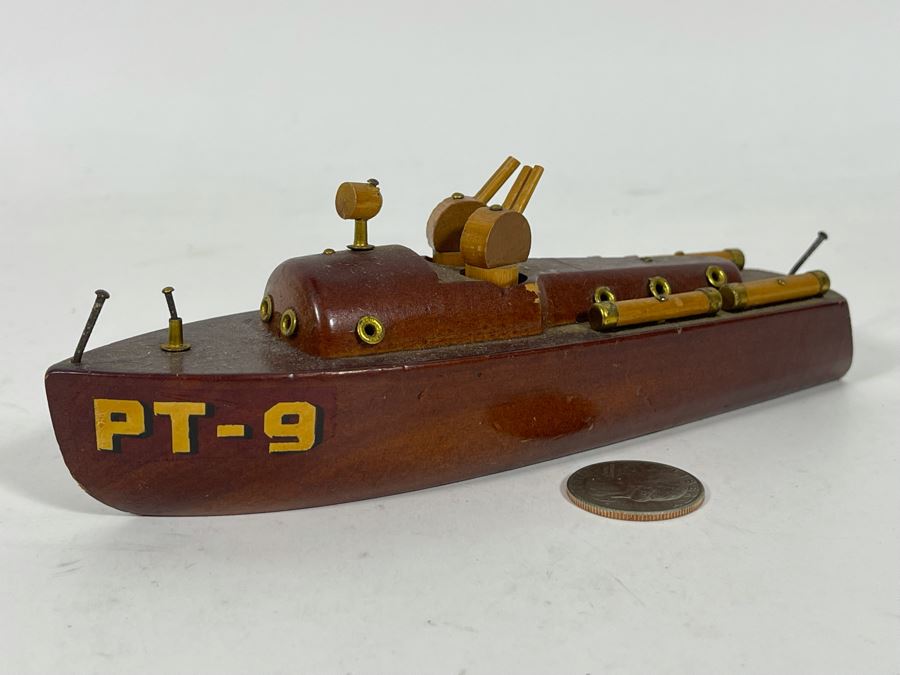Small Wooden PT-9 Ship Motor Torpedo Boat Model 6.5L [Photo 5]
