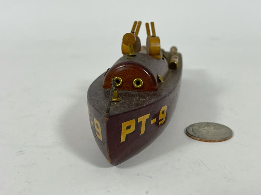 Small Wooden PT-9 Ship Motor Torpedo Boat Model 6.5L [Photo 4]
