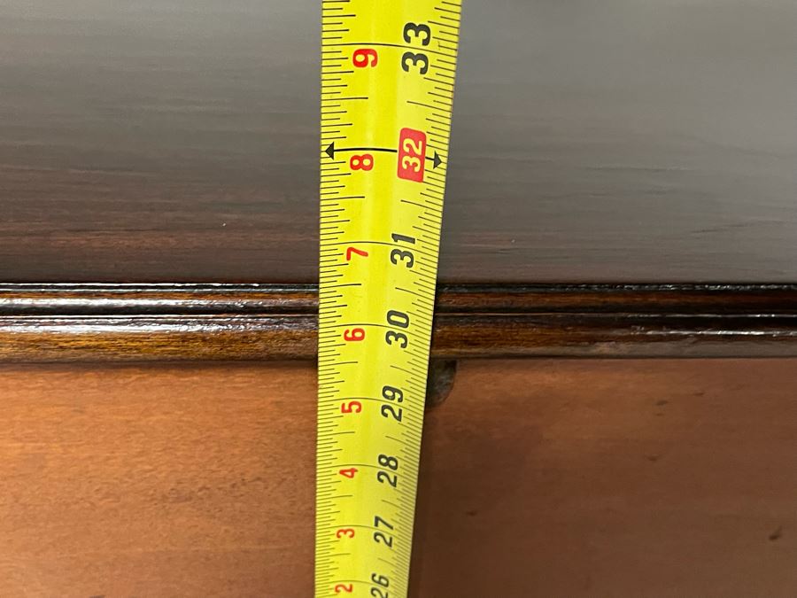 Antique Refurbished Hallway Entry Table With Two Drawers 48W X 23D X 30H [Photo 13]