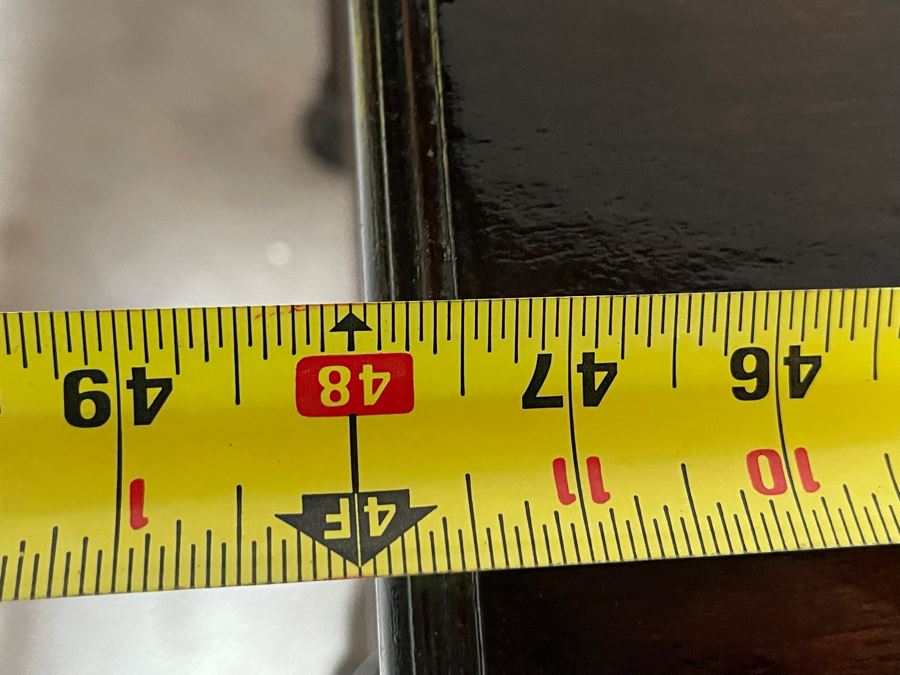 Antique Refurbished Hallway Entry Table With Two Drawers 48W X 23D X 30H [Photo 11]