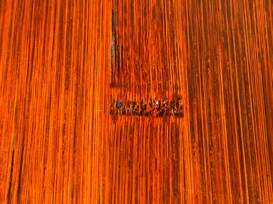 Vintage Chinese Square Coffee Table With Bamboo Top 43W X 17.5H [Photo 14]