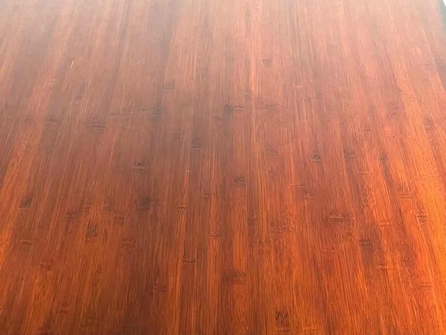 Vintage Chinese Square Coffee Table With Bamboo Top 43W X 17.5H [Photo 7]