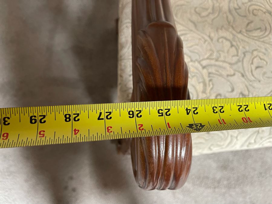 Large Upholstered Wooden Armchair 26W X 27D X 45H [Photo 9]