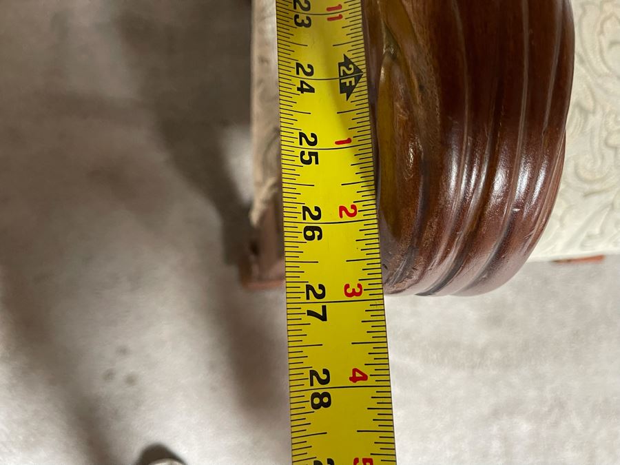 Large Upholstered Wooden Armchair 26W X 27D X 45H [Photo 10]