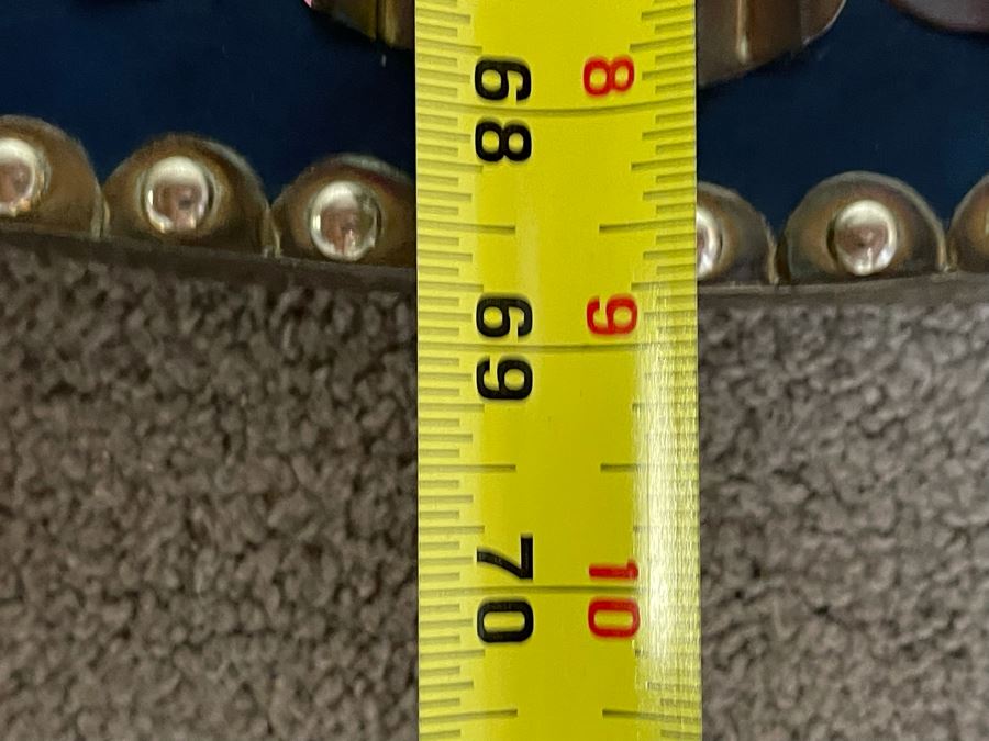 Large Wall Mirror With Metal Applique Decorations 43W X 69H [Photo 16]