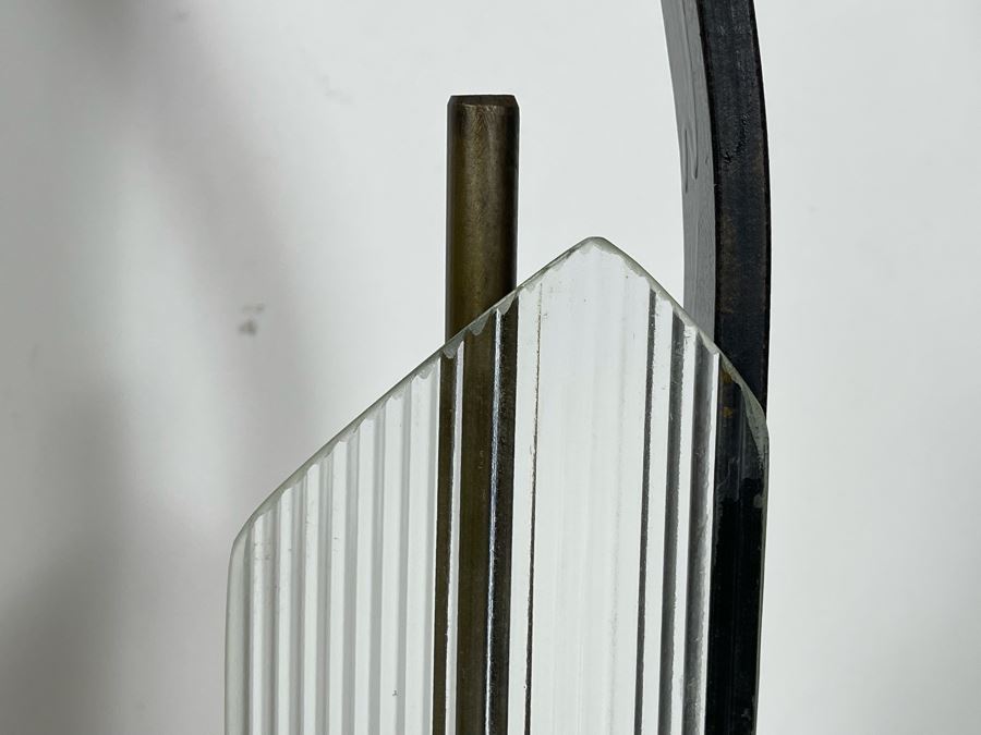 Metal And Glass Sculpture Signed By Artist Karen Dugan 11W X 6D X 25H [Photo 5]