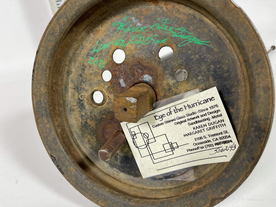 Metal And Art Glass Sculpture By Artist Karen Dugan 14W X 19H [Photo 10]