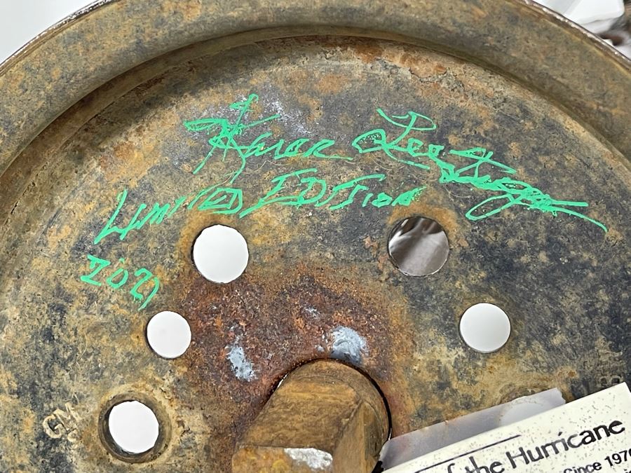 Metal And Art Glass Sculpture By Artist Karen Dugan 14W X 19H [Photo 11]