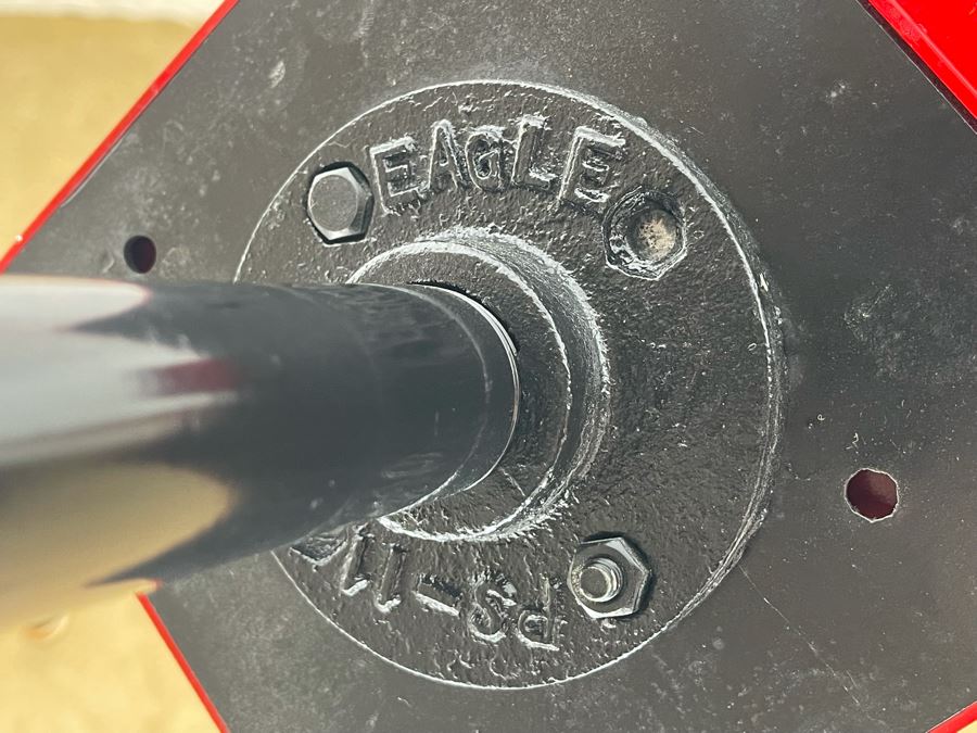 Oak Gumball Machine With Eagle Cast Iron Stand 44H [Photo 9]