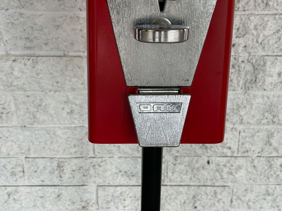 Oak Gumball Machine With Eagle Cast Iron Stand 44H [Photo 6]