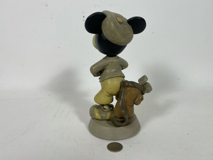 Disneyland Resorts Mickey Mouse Golfer Bobblehead Figurine 8H [Photo 5]