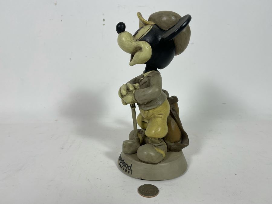 Disneyland Resorts Mickey Mouse Golfer Bobblehead Figurine 8H [Photo 6]