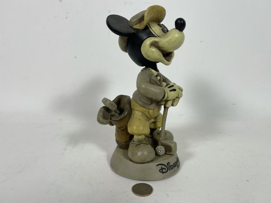 Disneyland Resorts Mickey Mouse Golfer Bobblehead Figurine 8H [Photo 4]