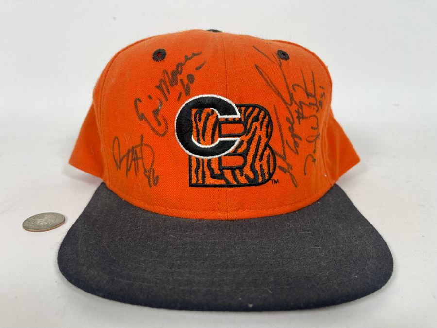 Signed Cincinnati Bengals NFL Football New Era Cap Hat [Photo 3]