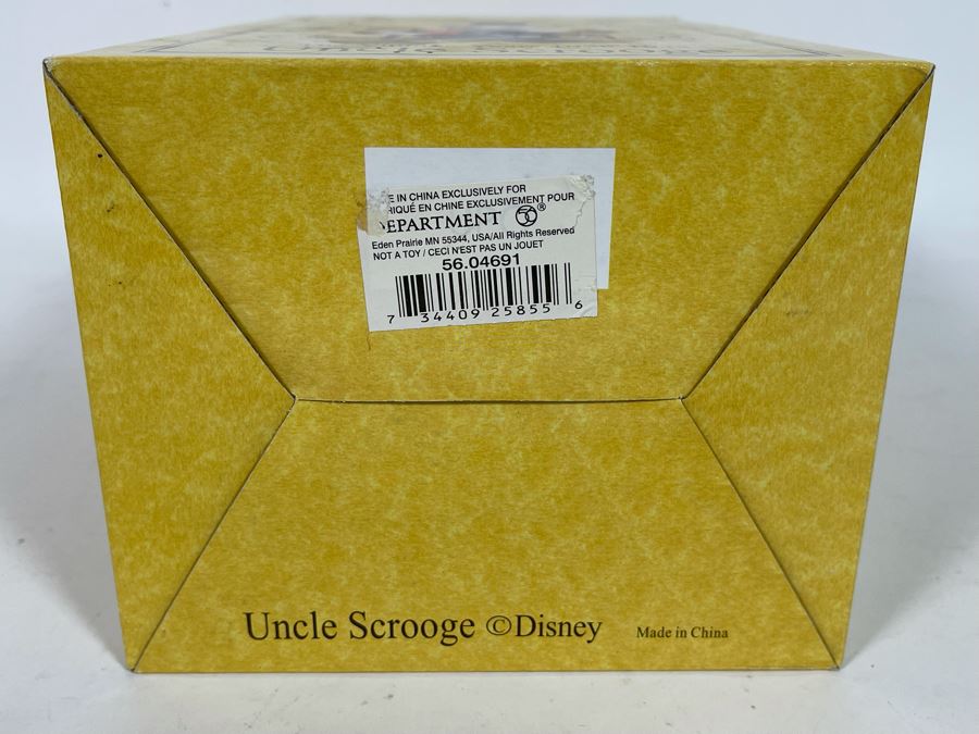 New In Box Disney The Vintage Years 1928-1948 Uncle Scrooge Poliwogg Sculpture Department 56 Box Is 10'H [Photo 5]
