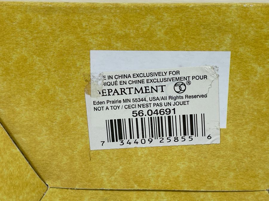 New In Box Disney The Vintage Years 1928-1948 Uncle Scrooge Poliwogg Sculpture Department 56 Box Is 10'H [Photo 6]