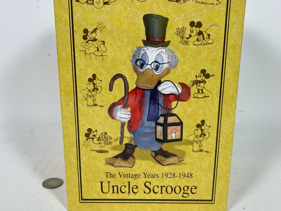 New In Box Disney The Vintage Years 1928-1948 Uncle Scrooge Poliwogg 