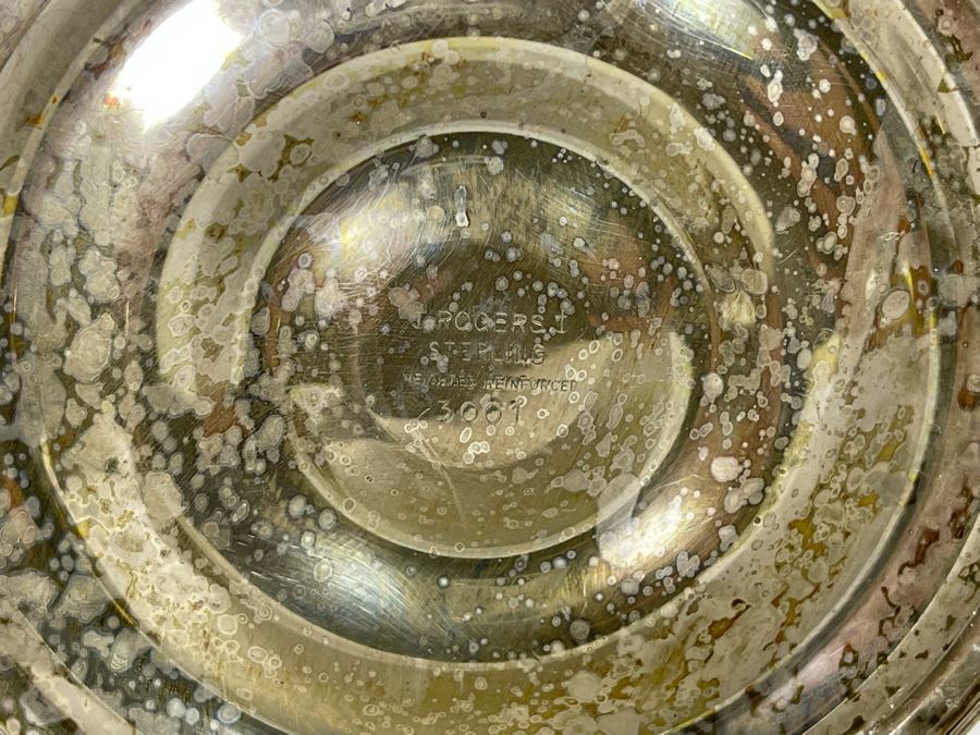 Pair Of Weighted Sterling Silver Candelabras 9H And Six Weighted Sterling Silver Candle Holders [Photo 17]