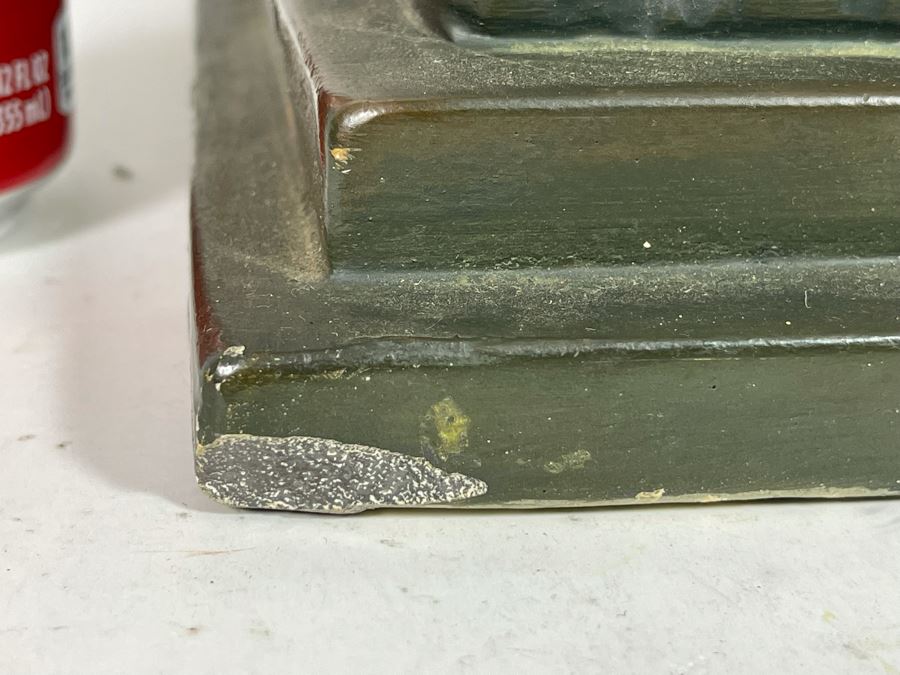 Marwal Industries Inc Chalkware Sculpture Of David By M. Lucchesi 9W X 8D X 26.5H - See Photos For Several Dings [Photo 5]