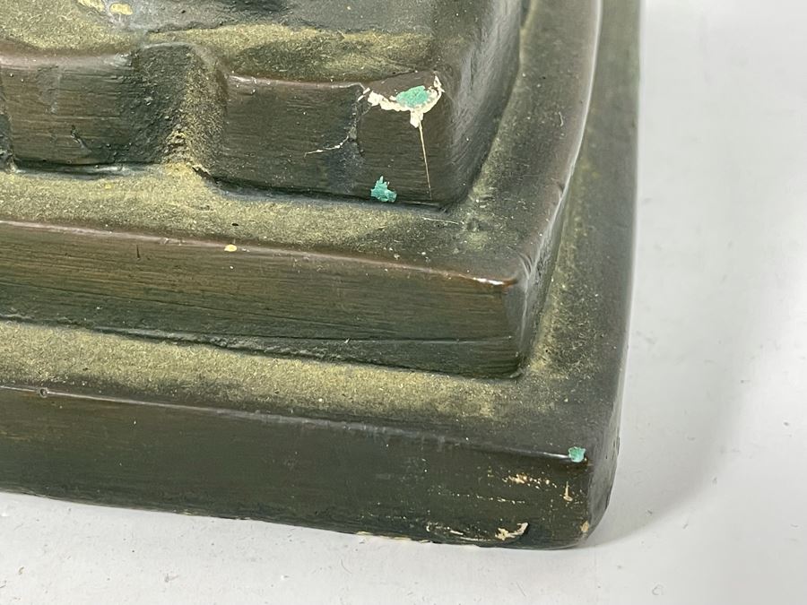 Marwal Industries Inc Chalkware Sculpture Of David By M. Lucchesi 9W X 8D X 26.5H - See Photos For Several Dings [Photo 14]