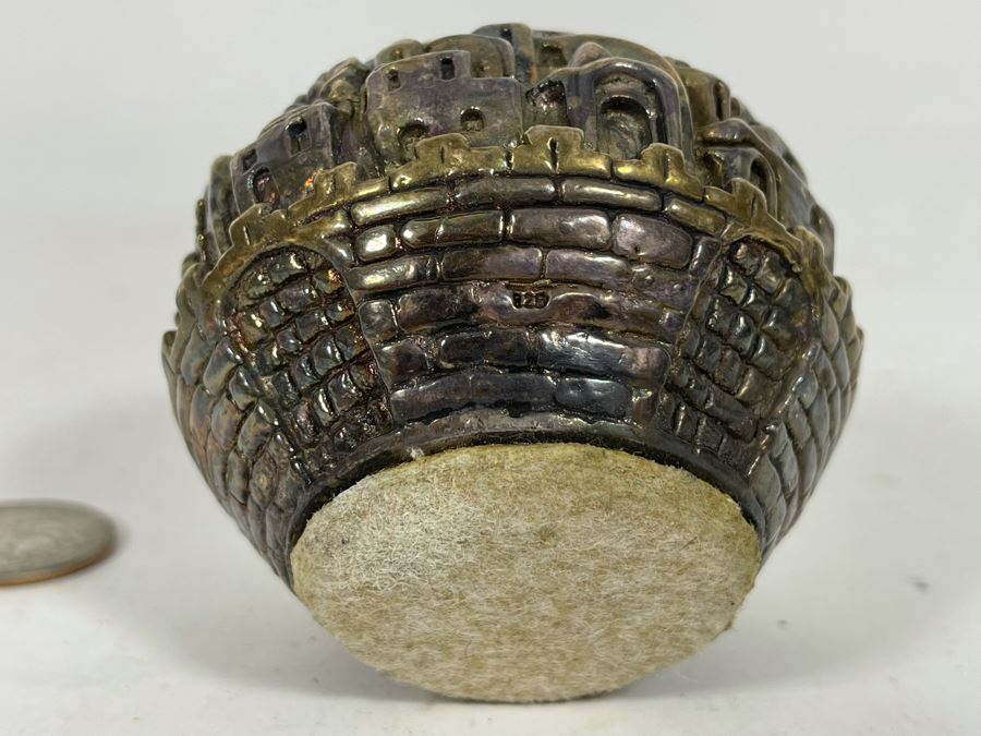 Sterling Silver 925 Jerusalem Spherical Sculpture [Photo 9]