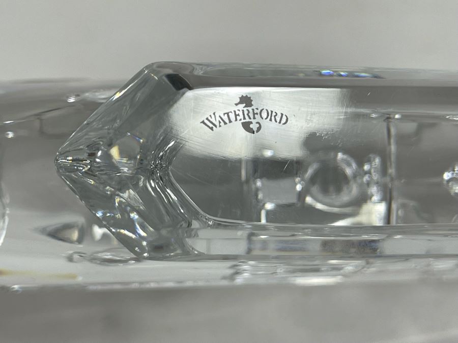 Waterford Crystal Titanic Steam Ship Model Figurine 11W X 3.5H [Photo 15]