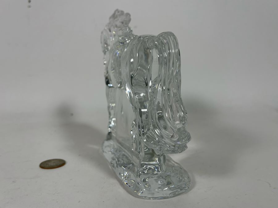Waterford Crystal Unicorn Horse Sculpture Figurine 8W X 6H [Photo 10]