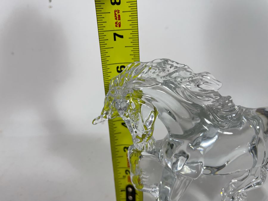 Waterford Crystal Unicorn Horse Sculpture Figurine 8W X 6H [Photo 14]